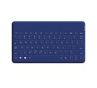 Logitech Keys-To-Go - Teclado Bluetooth inalámbrico para iPhone, iPad, Apple TV, ultraportátil, Ultraligero, Teclado AZERTY francés - Azul