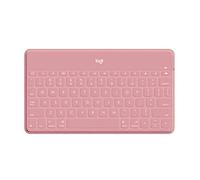 Logitech Keys-To-Go Teclado Inalámbrico Bluetooth para iPhone, iPad, Apple TV, Disposición QWERTY Italiano , Rosa