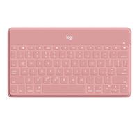 Logitech Keys-To-Go Teclado Inalámbrico Bluetooth para iPhone, iPad, Apple TV, Disposición QWERTZ Alemán, Rosa