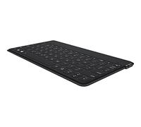 Logitech Keys-To-Go Teclado Inalámbrico Bluetooth para iPhone, iPad, Apple TV, ligero, Ultraportátil, Disposición QWERTY Español, Negro