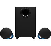 Logitech G560 Altavoces Gamer para PC, Sonido Envolvente DTS:X, Iluminación LIGHTSYNC RGB integrada, 2 Altavoces satélite y un subwoofer, Experiencia de Juego inmersiva, Negro