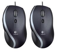 Logitech m500 - ratón láser con cable, color negro