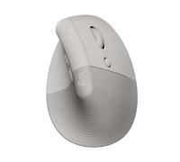 Logitech Lift Ratón Ergonómico Vertical - Arena | Inalámbrico, Bluetooth o Logi Bolt, clics Silenciosos, 4 botones, Windows/macOS/iPadOS, portátil, PC
