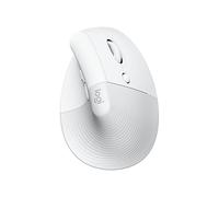 Logitech Lift - Ratón ergonómico vertical inalámbrico para Mac, Bluetooth, clics silenciosos, rueda inteligente silenciosa, 4 botones personalizables, para macOS/iPadOS/MacBook Pro/MacBook