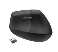 Logitech Lift Ratón Ergonómico Vertical para Empresa - Diseño 57° para Confort y Productividad - Logi Bolt y Bluetooth