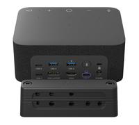 Logitech Logi Dock Focus Room Kit UC WW-9004: Sistema Videoconferencia Personal 4K Ultra HD 90 pps, Webcam BRIO, Zoom 5x, Color Grafito