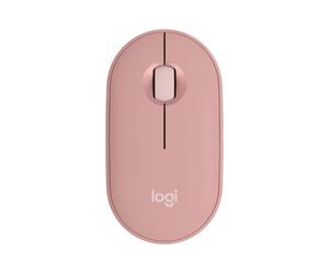 Logitech Logitech Pebble Mouse 2 M350s rosa Ratón inalámbrico que combina diseño moderno y funcionalidad silenciosa ideal para cualquier entorno de trabajo