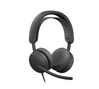 Logitech Logitech Zone Wired 2 Grafito UC USB-C Auriculares con cable en color grafito, con ANC híbrida adaptativa y doble micrófono con supresión de ruido, en