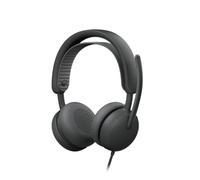 Logitech Logitech Zone Wired 2 Grafito USB-C Microsoft Teams Auriculares con cable para oficina con ANC híbrida adaptativa y doble micrófono con supresión de
