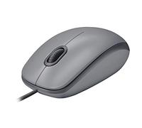 Logitech M110 Ratón con Cable USB, Botones Silenciosos, Tamaño Normal Confortable, Ambidiestro, PC/Mac/Portátil - Gris