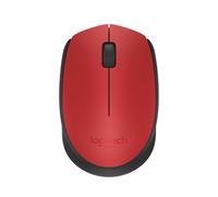 Logitech M171 Ratón inalámbrico para PC, Mac, portátil, 2,4 GHz con minireceptor USB, seguimiento óptico, duración batería 12 meses, ambidiestro, Rojo