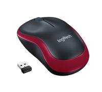 Logitech M185 Ratón Inalámbrico 1000DPI Rojo
