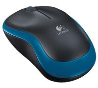 Logitech M185 Ratón Inalámbrico, Azul, Óptico, USB