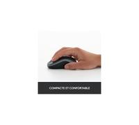 Logitech M185 - Ratón - Óptico - Inalámbrico - 2,4 GHz - Receptor inalámbrico USB - Gris