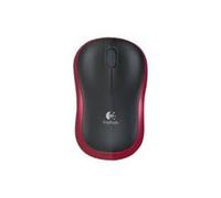 Mouse logitech wireless m185 optico rojo 2.4ghz