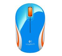 Logitech M187 Ratón Inalámbrico Portátil, 2.4 GHz con Receptor USB, Seguimiento Óptico 1000 DPI, PC/Mac/Portátil, Azul
