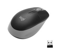 Logitech Ratón Inalámbrico M190, Diseño Curvo Ambidiestro, Batería 18 Meses con Modo Ahorro, Receptor USB, Cursor y Desplazamiento Preciso, Rueda de Desplazamiento Amplio, Color Gris