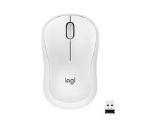 Logitech M220 SILENT Ratón Inalámbrico, 2.4 GHz, Receptor USB, Seguimiento Óptico con Resolución de 1000 dpi, Batería de 18 Meses, Ambidiestro, Compatible con PC, Mac, Portátil - Blanco