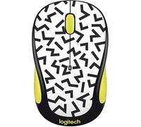 Logitech M325 - Ratón óptico inalámbrico - Yellow zigzag