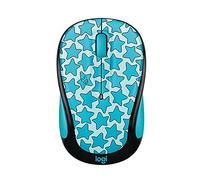 Logitech M325C - Ratón (Ambidextro, Óptico, RF Wireless, 1000 DPI, Negro, Azul)