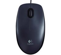Logitech M90, negro, con cable, ratón óptico USB con 2 botones y rueda de desplazamiento