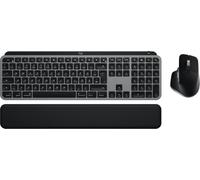 Logitech MX Keys S Combo para Mac, Teclado y ratón inalámbricos con reposamanos, ratón inalámbrico de Desplazamiento rápido, Bluetooth USB C para MacBook Pro, Macbook Air, iMac, iPad - QWERTZ