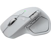 Logitech MX Master 4 | Ratón Inalámbrico Ergonómico 7 Botones Sensor Óptico 8000 DPI Conectividad Bluetooth y USB-C - Gris Pálido
