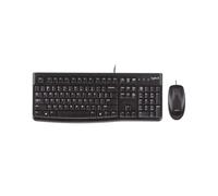 Teclado + mouse logitech mk120 optico usb 2.0 negro