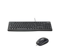 Logitech MK120 Combo con Teclado y Ratón con Cable para Windows