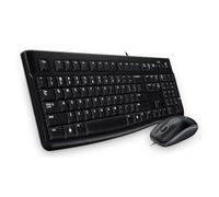 Logitech MK120 con Cable Teclado y ratón for Windows - HEB QWERTY