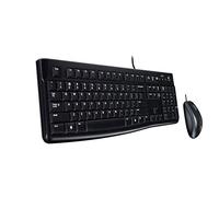 Logitech MK120 con Cable Teclado y ratón for Windows - US INT'L QWERTY