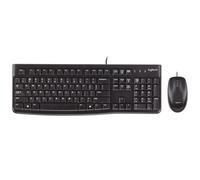 Logitech MK120 Thin Profile USB Desktop Keyboard and Mouse Combo - francés