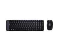 Logitech MK220 Compact Wireless Keyboard and Mouse Combo for Windows, QWERTY Por