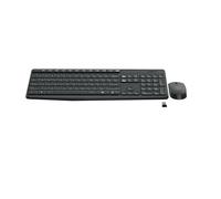 Logitech MK235 RF inalámbrico Húngaro Negro - Teclado (RF inalámbrico, Universal, Húngaro, Inalámbrico, USB, Batería)