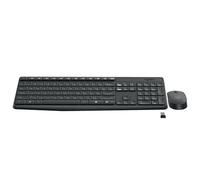 Logitech MK235 RF inalámbrico Húngaro Negro - Teclado (RF inalámbrico, Universal, Húngaro, Inalámbrico, USB, Batería)
