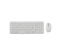 Teclado + ratón membrana Logitech MK250 Layout ES inalámbrico compacto blanco