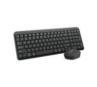 Logitech MK250 - Combo de Mouse y Teclado inalámbricos Bluetooth: conectividad rápida y fácil, Teclado inalámbrico Compacto, Mouse ambidiestro, construcción Duradera - Windows/MacOS - Grafito