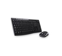Logitech MK270 Combo Teclado y Ratón inalámbrico para Windows, Conexión 2,4 GHz, Ratón Inalámbrico Compacto, 8 Teclas de Acceso Directo, Batería 2 Años, PC/Portable, Layout Griego QWERTY, color Negro