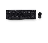 Logitech MK270 teclado Ratón incluido Oficina RF inalámbrico Francés Negro