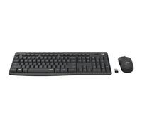 Logitech MK295 Combo de Ratón y Teclado Inalámbricos, Disposición AZERTY Belga, Gris