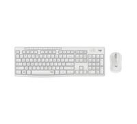 Logitech MK295 Combo de Ratón y Teclado Inalámbricos, Disposición QWERTZ Alemán, Blanco