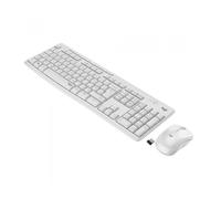Logitech MK295 teclado RF inalámbrico AZERTY Francés Blanco