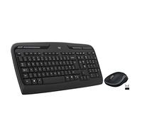Logitech MK330 Combo Teclado y Ratón Inalámbrico parta Windows, Disposición QWERTY Inglés Reino Unido, Negro
