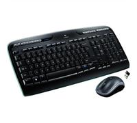 Logitech Wireless Combo MK330 teclado Ratón incluido Oficina USB QWERTY Español Negro, Gris