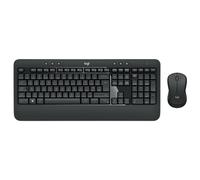 Logitech 920-008685 teclado Ratón incluido Universal USB QWERTY Internacional de EE.UU. Negro, Blanco