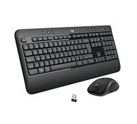 Logitech Advanced MK540 teclado Ratón incluido USB QWERTZ Suizo Negro, Blanco