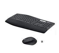 Logitech MK850 Combo Teclado y Ratón Inalámbrico Multidispositivos, 2.4 GHz/Bluetooth, Estructura Curvada, 12 Botones Programables,Batería de hasta 3 Años,PC/Mac,Disposición QWERTY Español,Negro