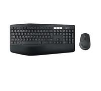 Logitech MK850 Combo Teclado y Ratón Multidispositivo, Disposición QWERTY Italiano, Negro