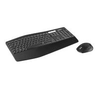 Logitech MK850 Combo Teclado y Ratón Multidispositivo, Disposición QWERTZ Alemán , Negro