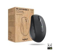 Logitech MX Anywhere 3 for Business - Ratón compacto - Inalámbrico, superrápido, seguimiento en cualquier superficie, recargable, receptor USB Logi Bolt, Bluetooth, Windows/Mac/iPadOS - Grafito